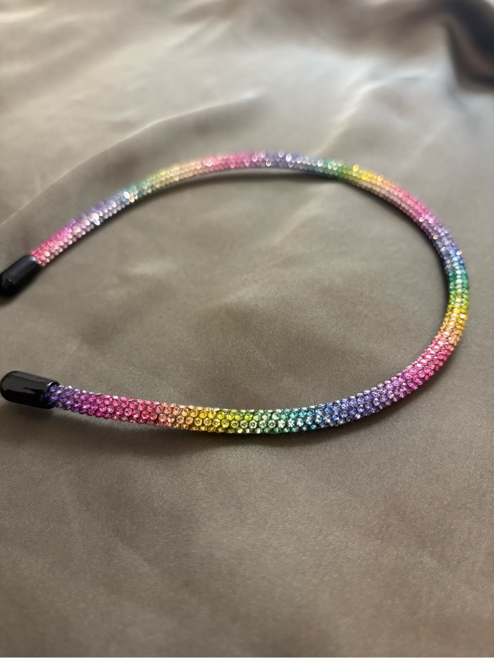 Rhinestone One-size stretchy headband set - Picture 3 of 5